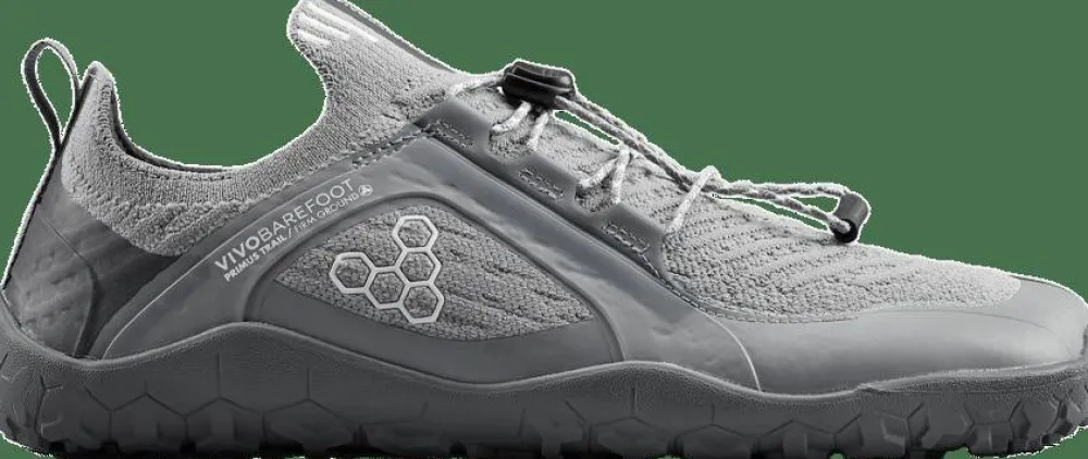 Vivobarefoot Women's Primus Trail Knit FG Gray Discount