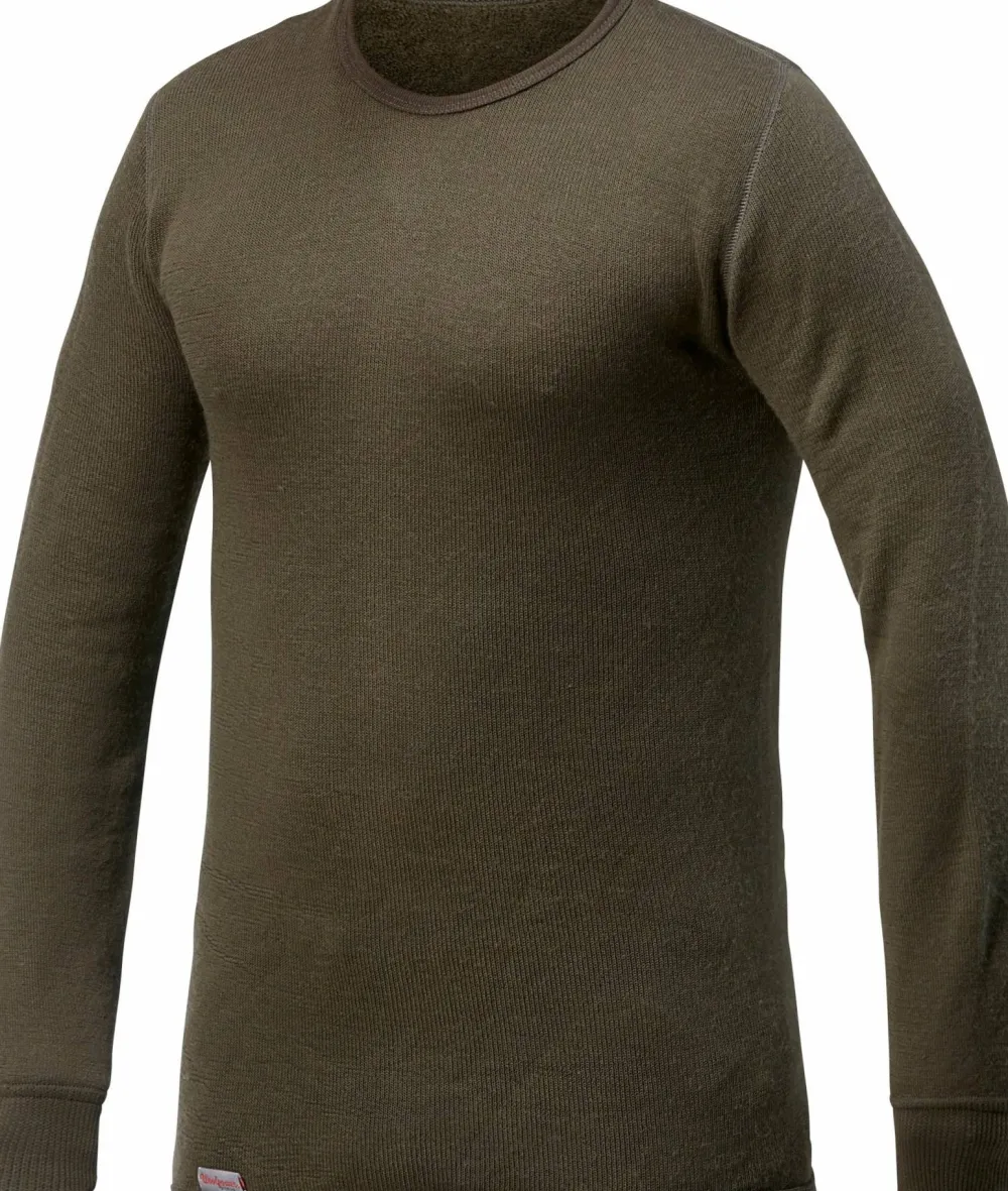 Woolpower Crewneck 200 Pine Green Outlet