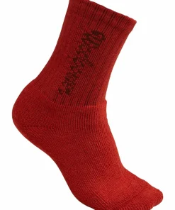 Woolpower Kids' Socks Logo 400 Autumn Red Discount