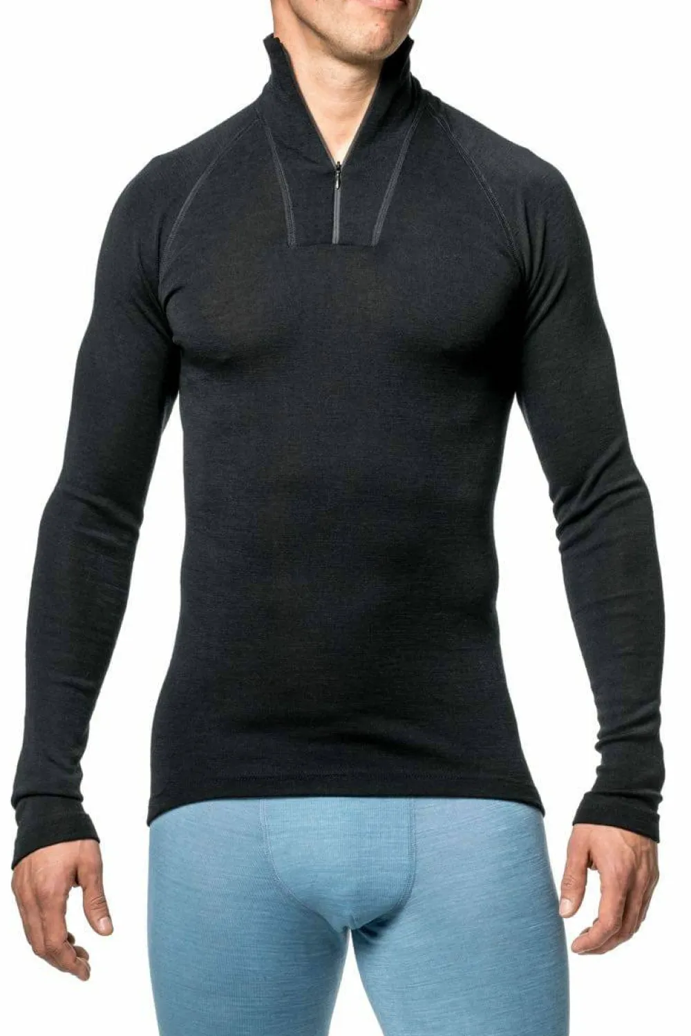 Men's Zip Turtleneck Lite Underställ Herr