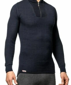 Woolpower Zip Turtleneck 200 Black Sale