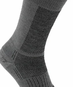 Wrightsock Merino Coolmesh II Merino Wool Crew Anti Blister System Grey/Smoke