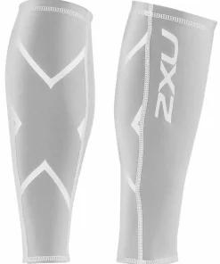 2XU Compression Calf Guard White/White