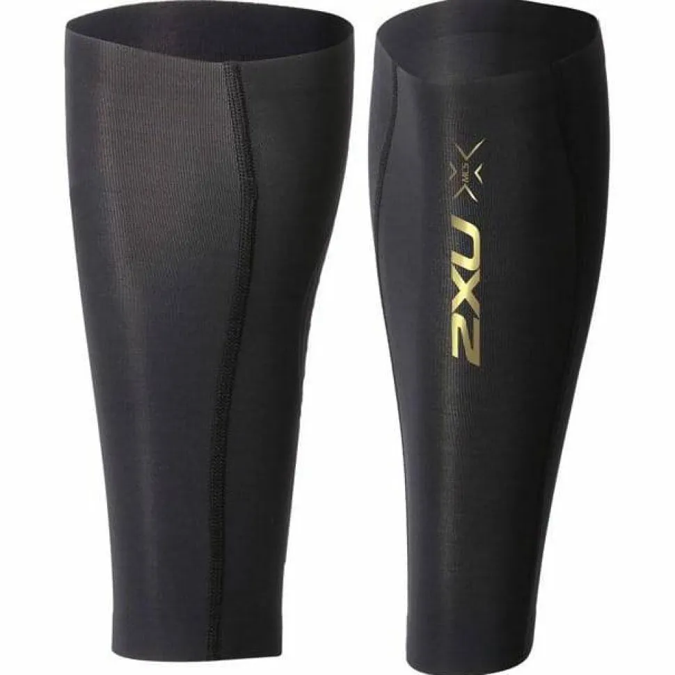 2XU Light Speed Compression Calf Guards Black/Gold