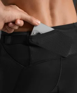 2XU Men's Aero Mesh Compression Tights Black/silver Reflective