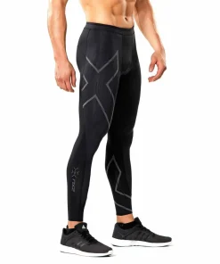 2XU Men's MCS Run Compression Tights Black/Black Reflective