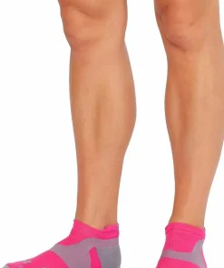 2XU Vectr Light Cushion No Show Sock Magenta/Light Grey Outlet
