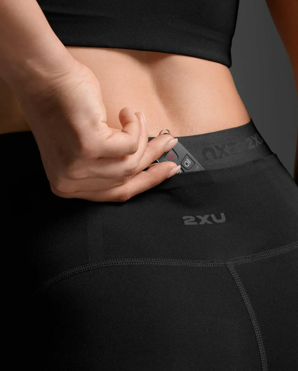 2XU Women's Form Stash Hi-Rise Compression Tights Black/black1