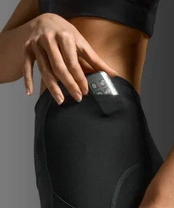 2XU Women's Form Stash Hi-Rise Compression 3/4 Tights Black/Black New