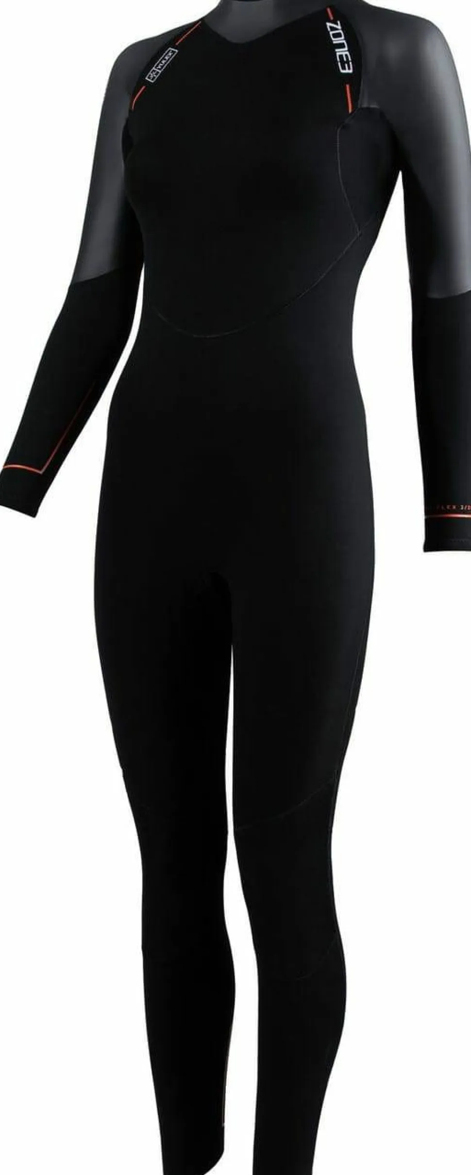 Zone3 Women's Active-Flex Wetsuit Black/orange